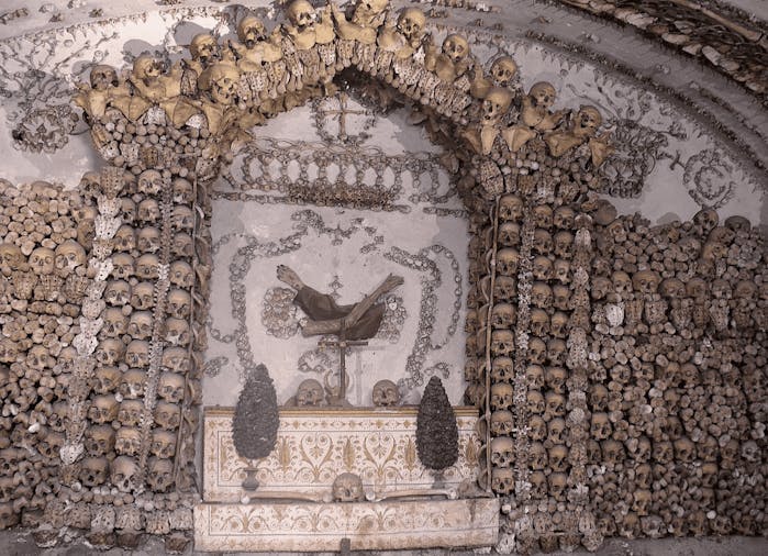 Santa Maria della Concezione Crypts interior view