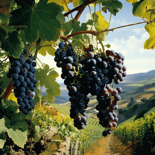 A variety of grapes used in Roman winemaking