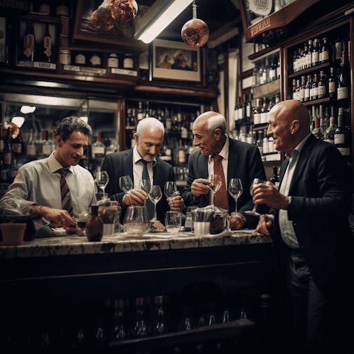 Quaint, off-the-beaten-path wine bar in Rome