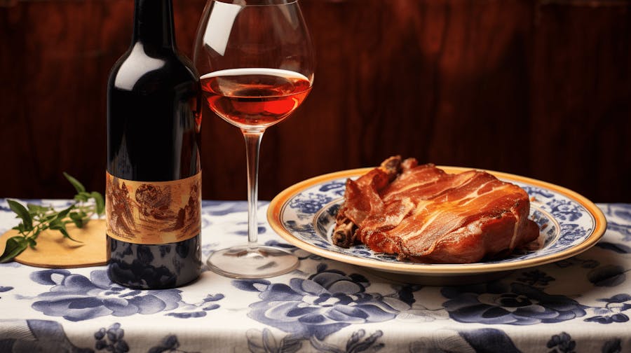 Saltimbocca alla Romana with a matching wine selection